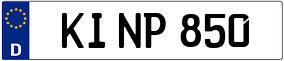 Truck License Plate